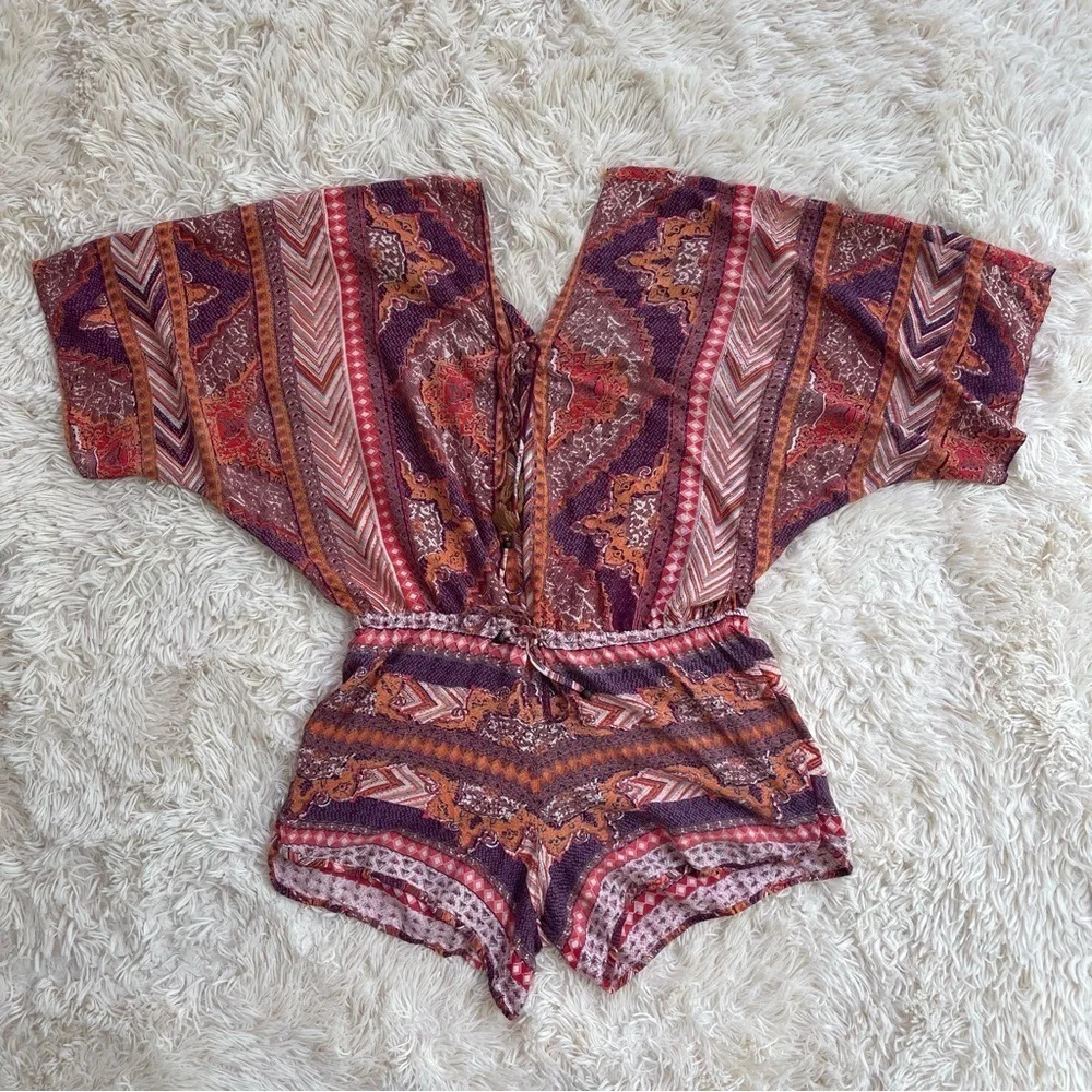 Angie Multicolor Patterned Jumpsuit